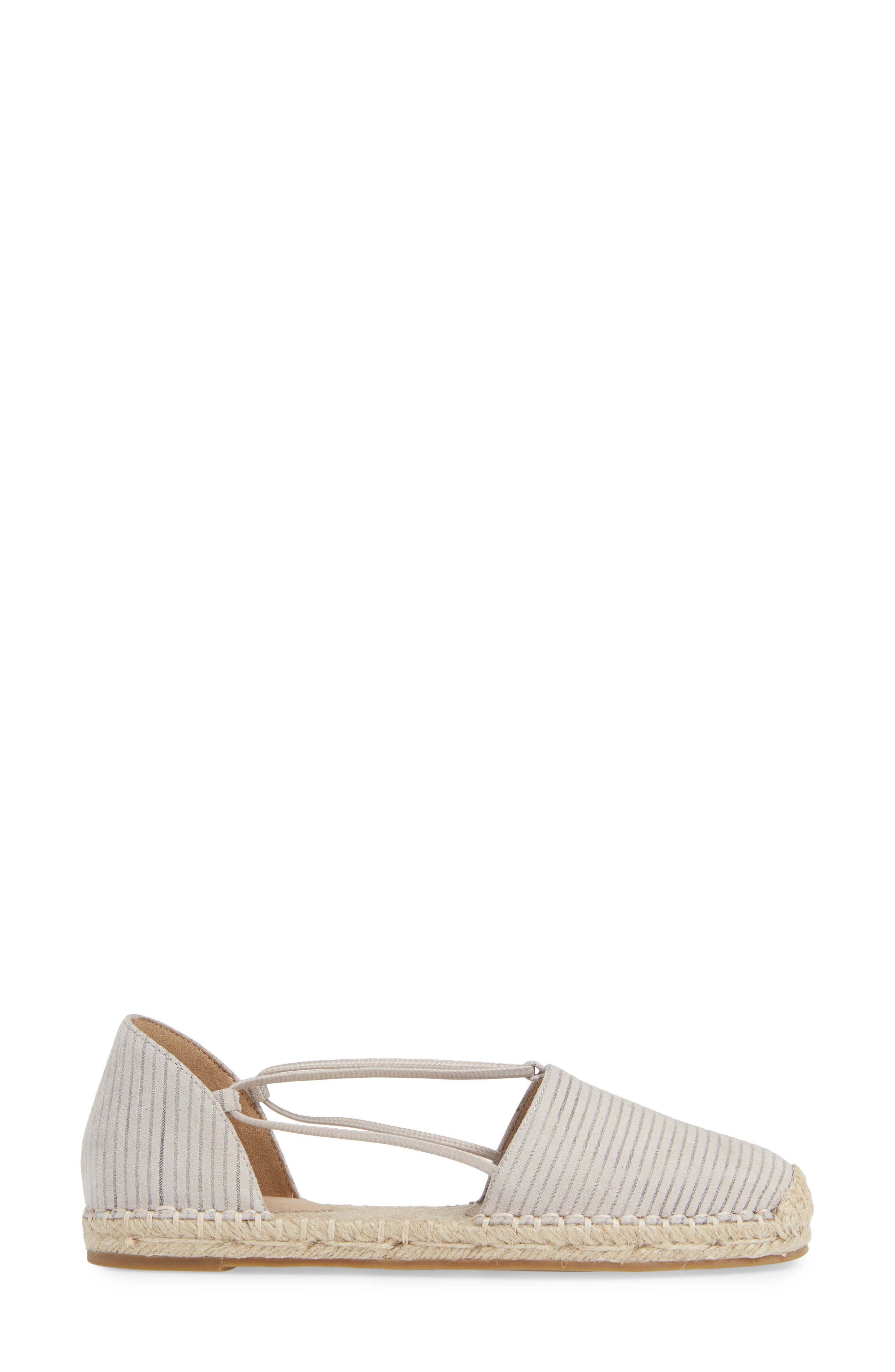 Lee Espadrille Flat, Alternate, color, OYSTER PRINTED SUEDE