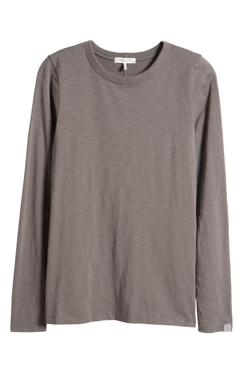 rag & bone The Slub Long Sleeve T-Shirt, Alternate, color, 