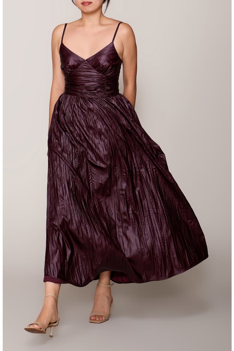 Faux Leather Dress, Alternate, color, BURGUNDY