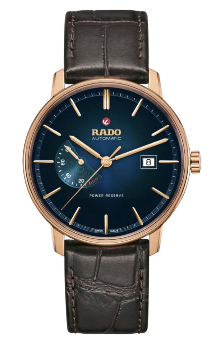 RADO Coupole Automatic Power Reserve Bracelet Watch, 41mm, Main, color,