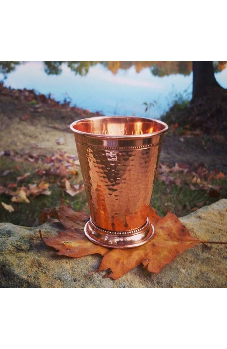 Prince of Scots Hammered Copper 12 Ounce Mint Julep Cup - Set of 2, Alternate, color, Copper