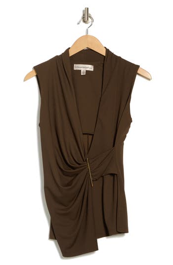 CATHERINE MALANDRINO CATHERINE MALANDRINO V-NECK SLEEVELESS TOP