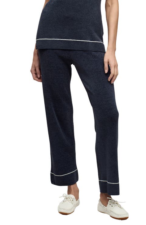 CozyChic® Ultra Lite® Contrast Stripe Rib Ankle Pants