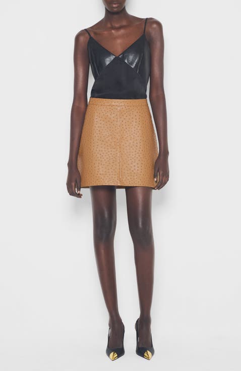 Nadine Upcycled Leather Skirt
