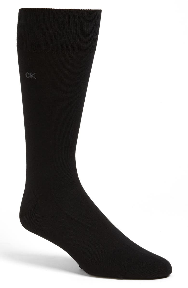 Calvin Klein Assorted 3-Pack Socks, Main, color, Black