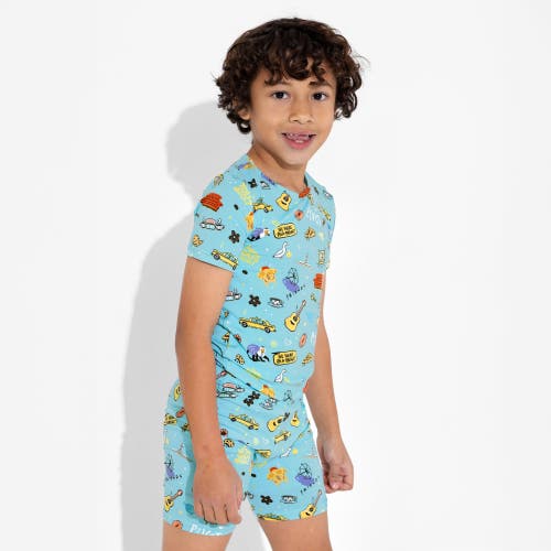 Bellabu Bear Friends Kids 2-piece Short Sleeve & Shorts Pajama Set In Friends