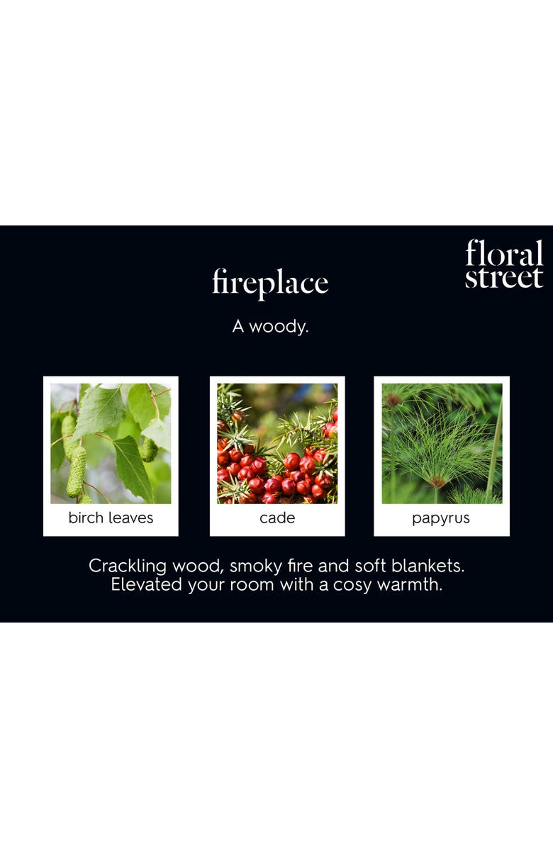 Floral Street Fireplace Scented Candle, Alternate, color,