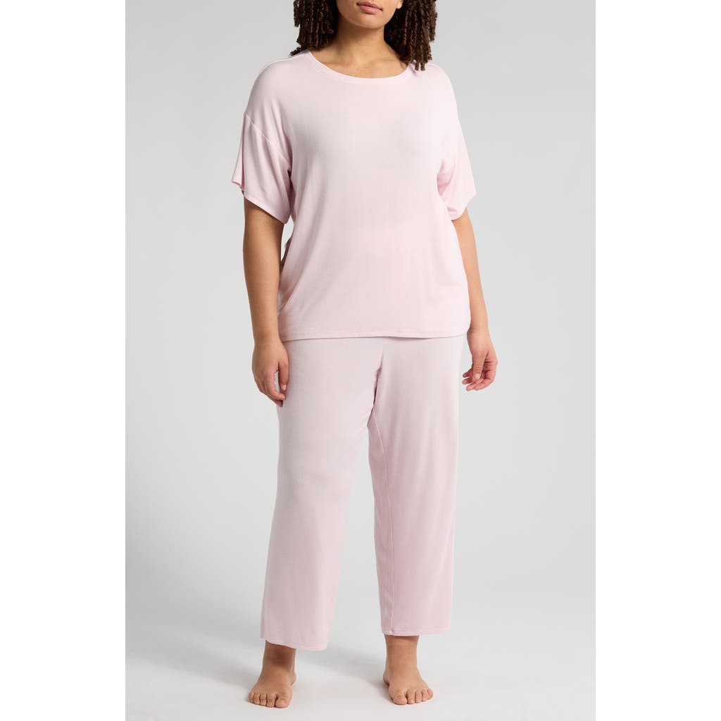 Nordstrom Moonlight Eco Easy Rib Pajamas In Pink