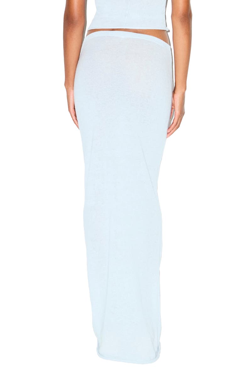 SKIMS Cashmere Maxi Skirt, Alternate, color, Pearl