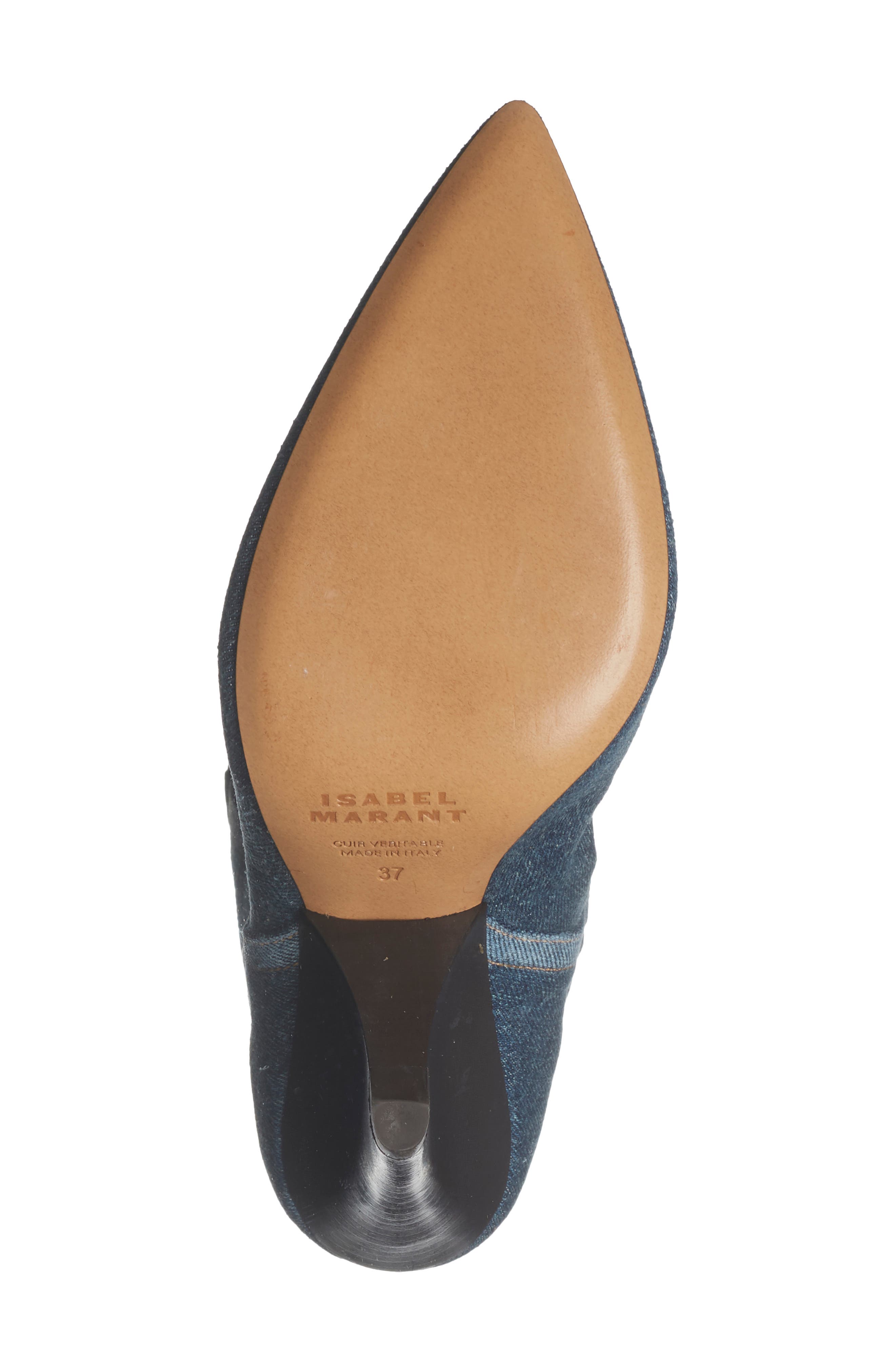 Isabel Marant Miyako Denim Bootie, Alternate, color, 