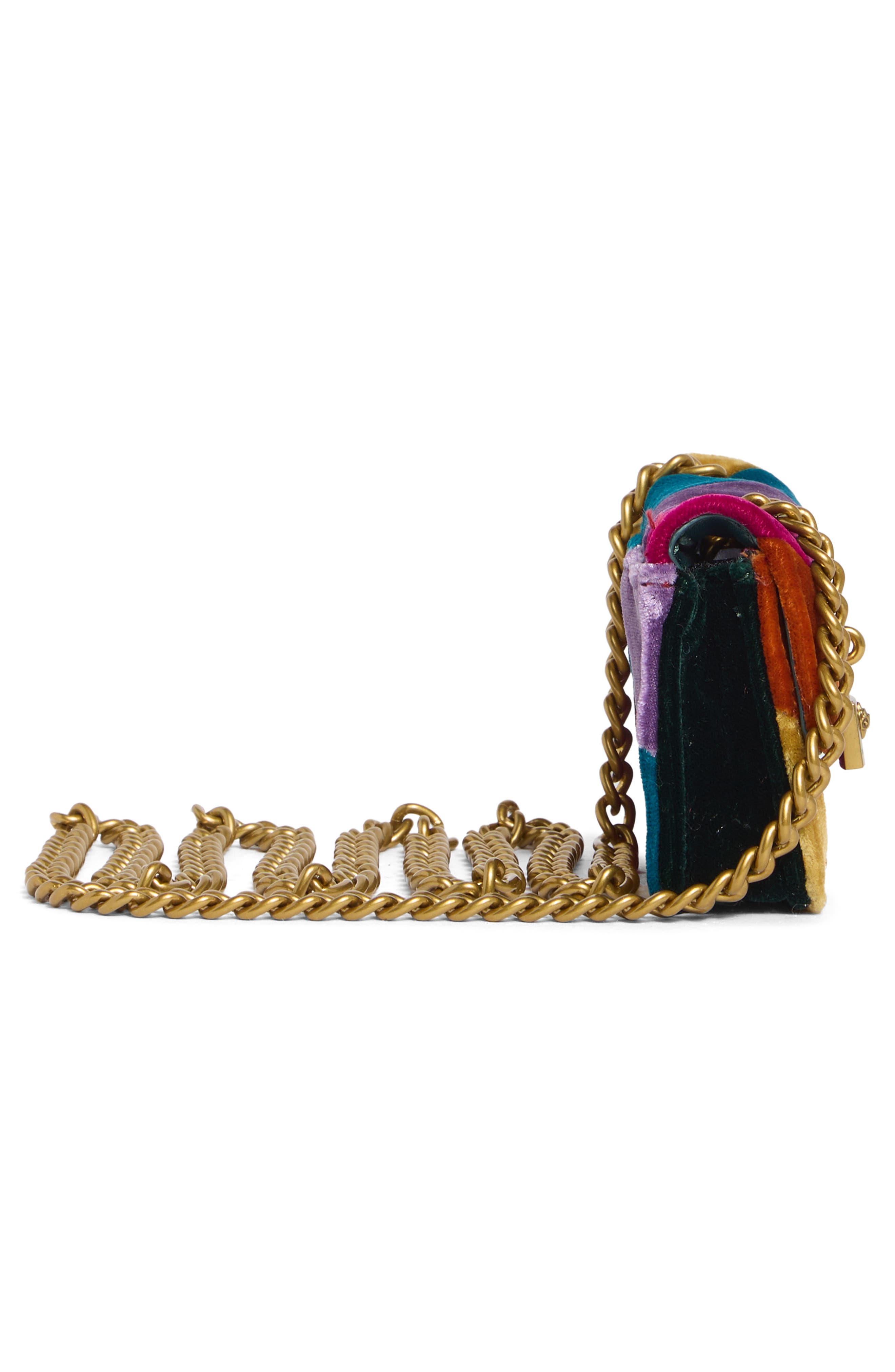 Micro Brixton Velvet Crossbody Bag, Alternate, color, OPEN MISC RAINBOW AS MINI SOHO