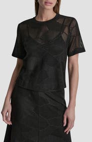 DKNY Croton Lace Top