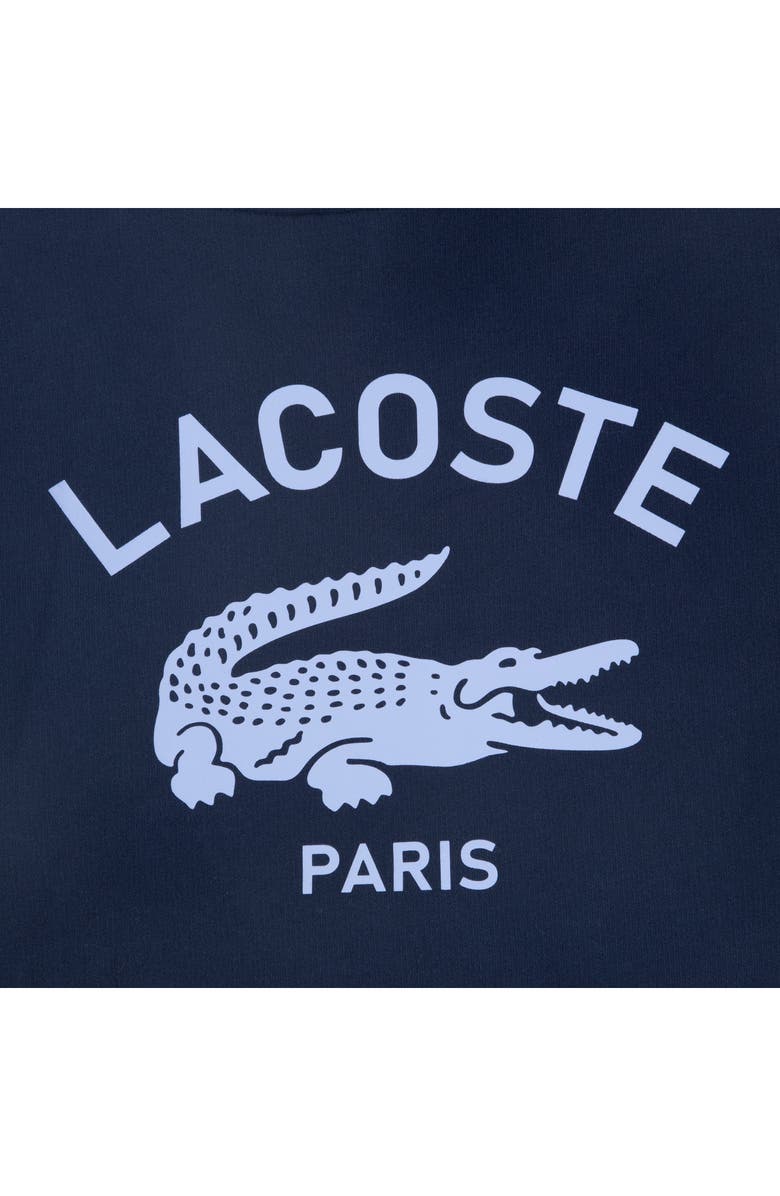 Lacoste Kids
 Logo Hoodie, Alternate, color, Marine
