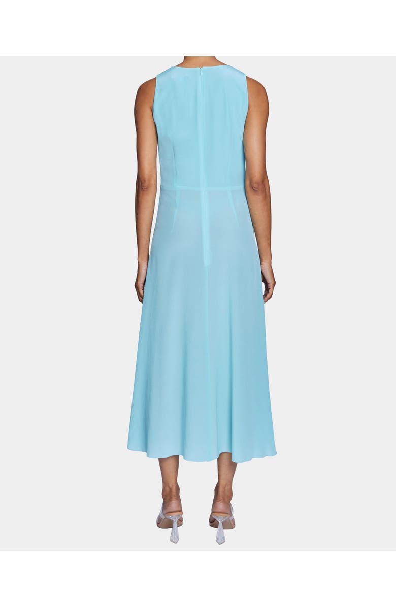 Santorelli Eden Sleeveless Midi Dress in Silk Crepe de Chine, Alternate, color, 