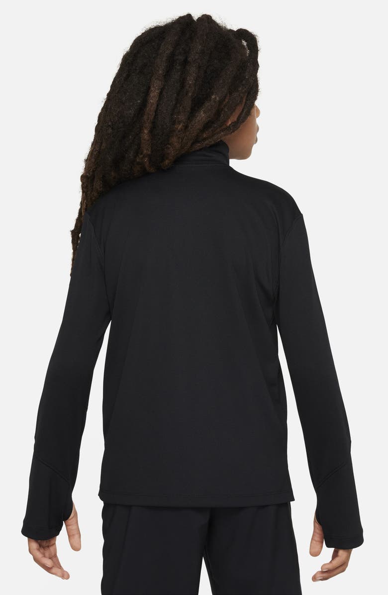 Nike Kids' DRI-Fit UV Quarter Zip Pullover, Alternate, color, Black