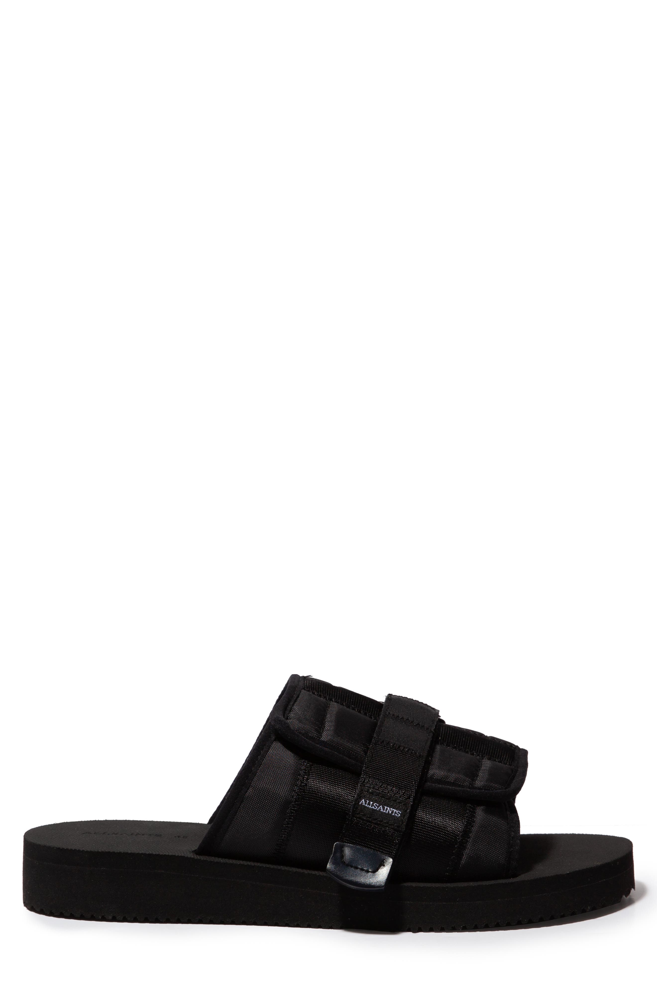 AllSaints Coleman Slide Sandal, Alternate, color, 