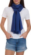 Bruno Magli Solid Fringe Scarf