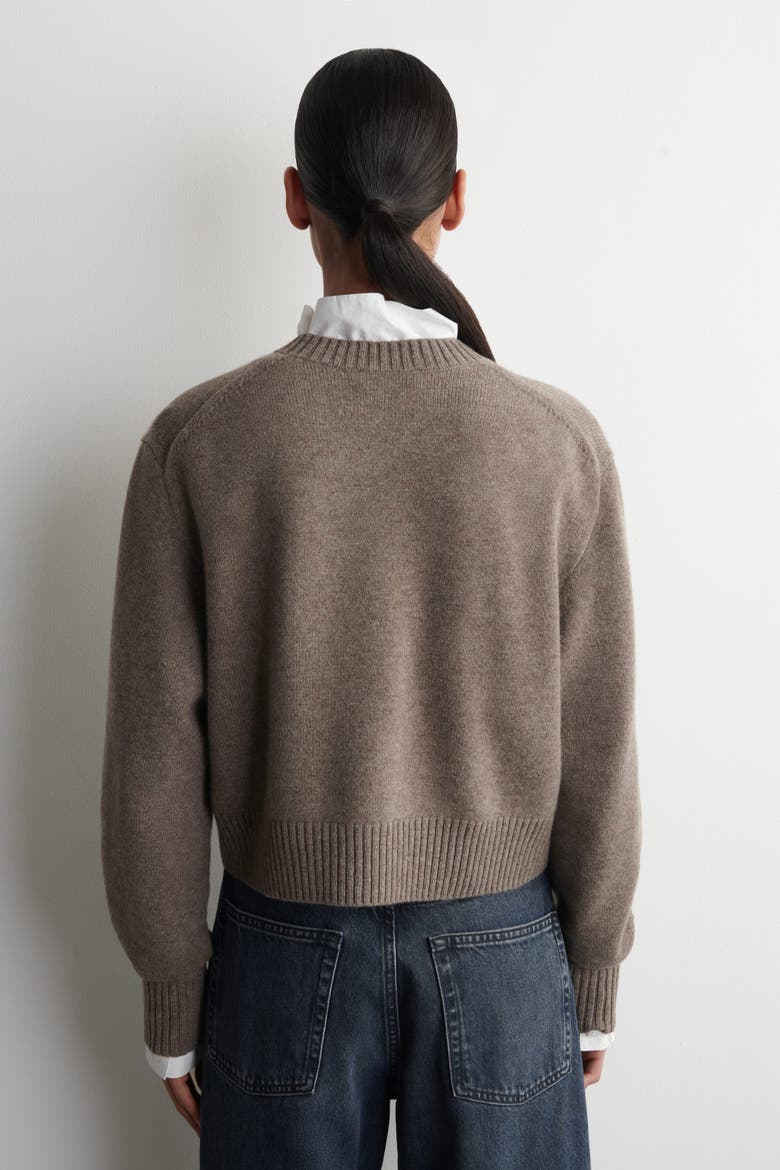 Merino Wool Sweater, Alternate, color, BEIGE MÉLANGE