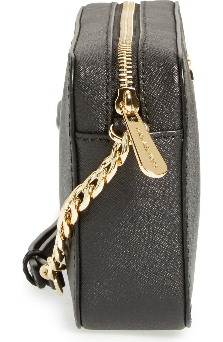 MICHAEL Michael Kors 'Medium Jet Set' Saffiano Leather Crossbody Bag, Alternate, color,