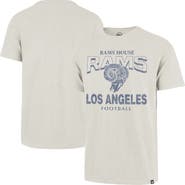 '47 Men's '47 Natural Los Angeles Rams Head On Scrum Slub T-Shirt