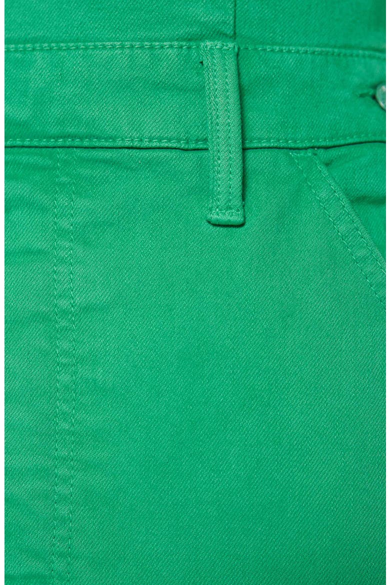 The Over It Denim Minidress, Alternate, color, HOLLY GREEN