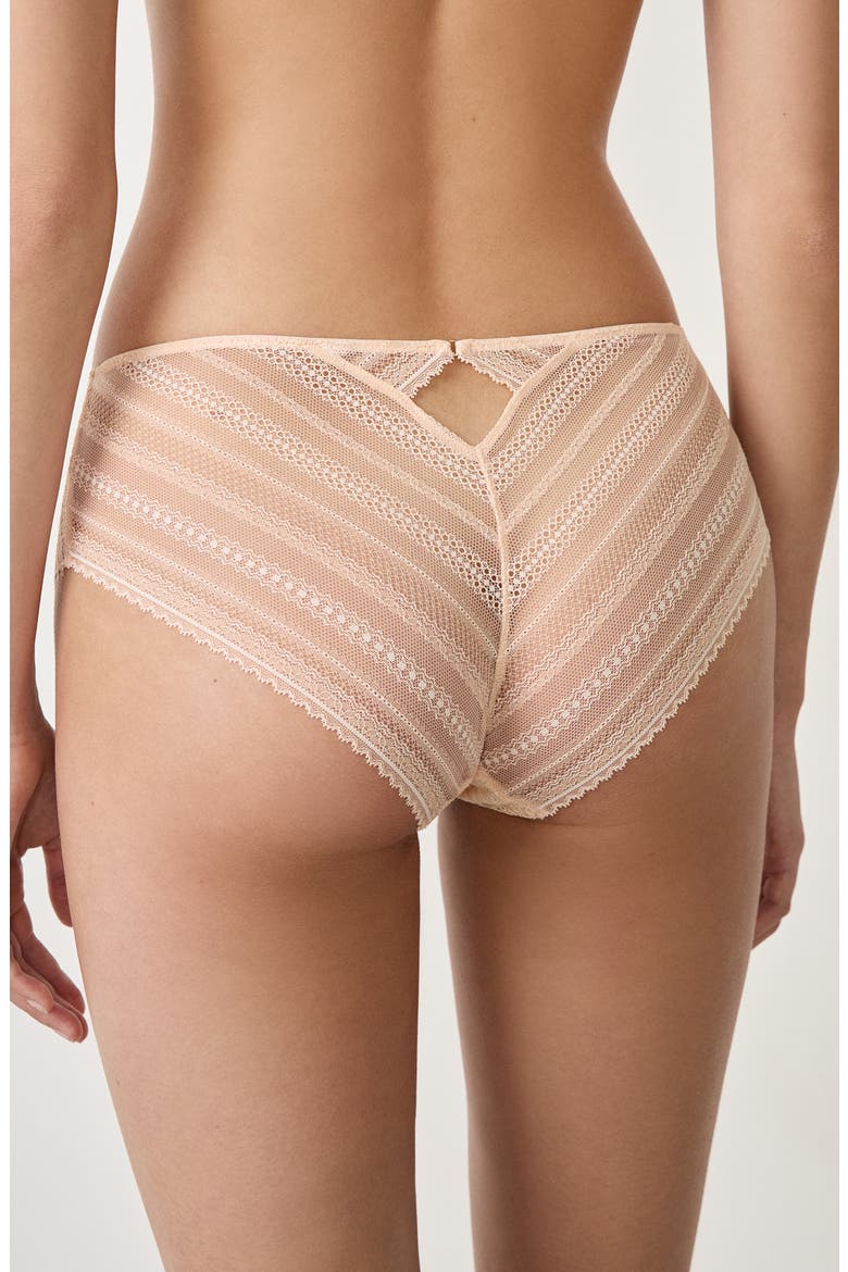 Aura Lace Shorty Panties, Alternate, color, BLUSH