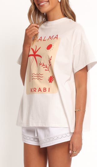 La Dolce Vita Cotton Graphic T-Shirt & Shorts Set