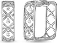 Bony Levy Audrey Dancing Diamond Hoop Earrings