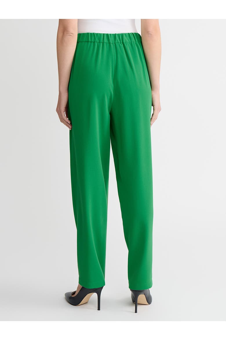 Nora Straight Leg Crepe de Chine Pant, Alternate, color, Clover Field