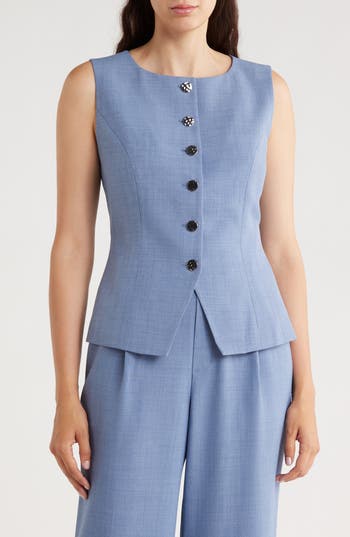 Gemma + Jane Hammered Button-up Vest