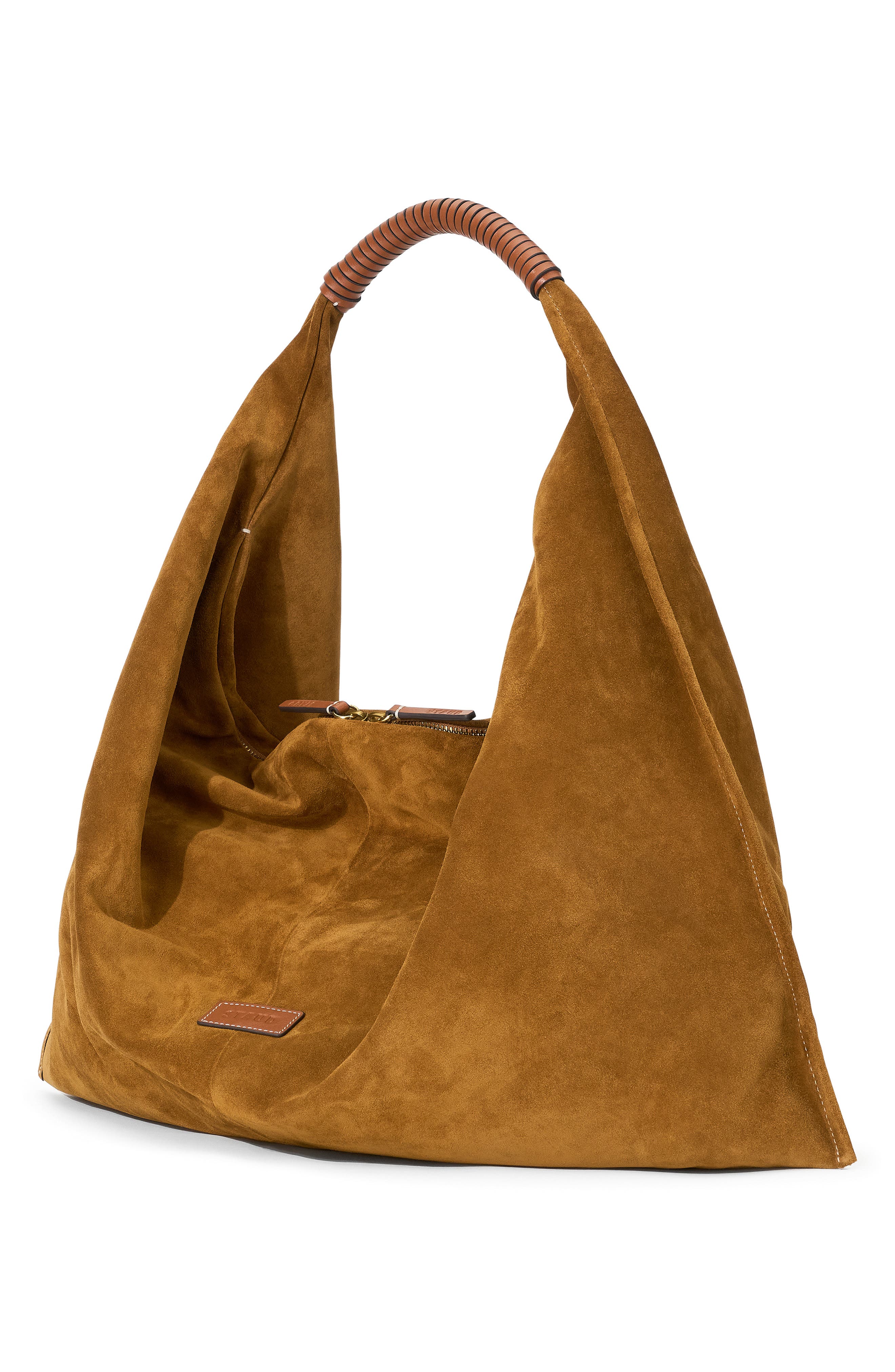 STAUD Ronnie Suede Hobo Bag, Alternate, color, 