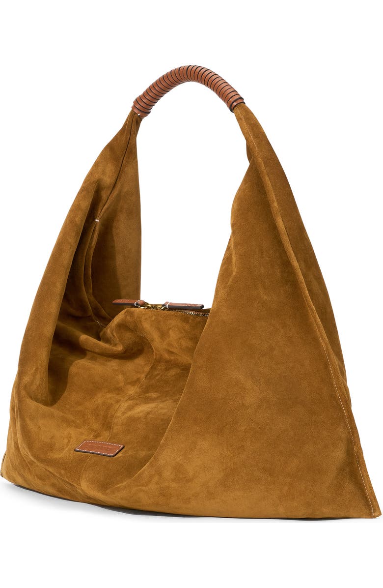 STAUD Ronnie Suede Hobo Bag, Alternate, color,