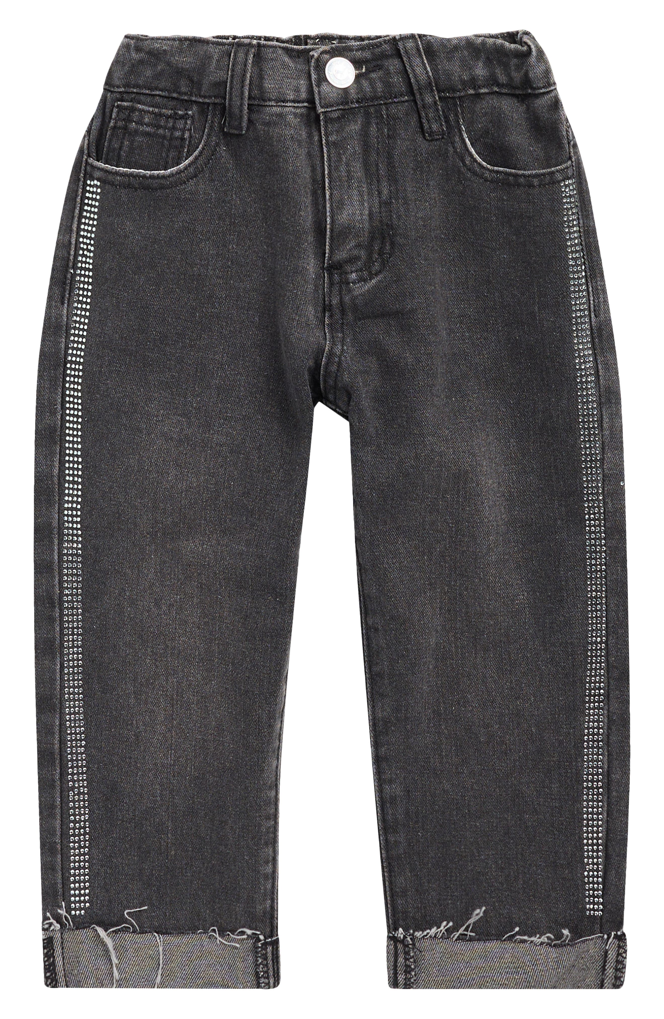 Doe A Dear Kids' Rhinestone Stripe Jeans