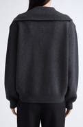 Róhe Two-Way Zip Merino Wool & Cashmere Sweater
