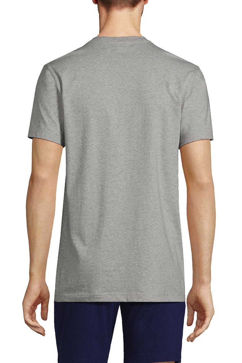 Crewneck Undershirt 3 Pack, Alternate, color, Gray Heather