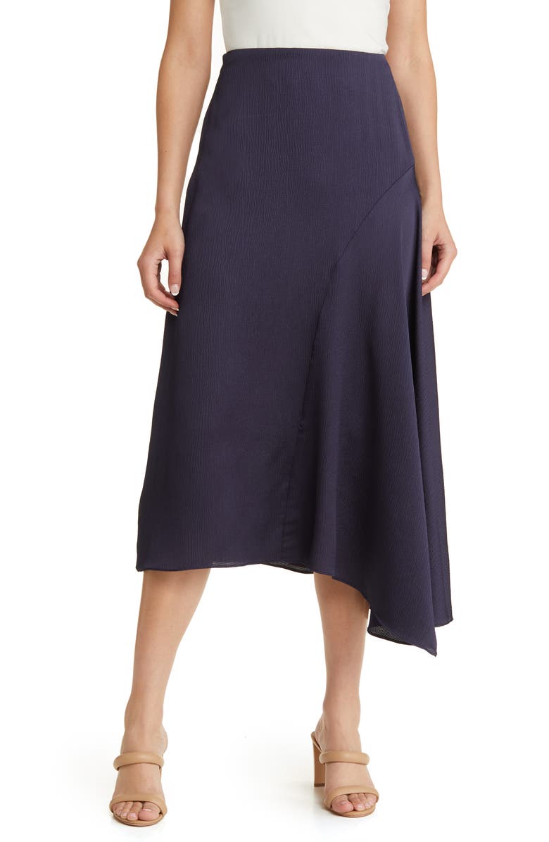 Ted Baker London Francic Waterfall Satin Skirt, Main, color,