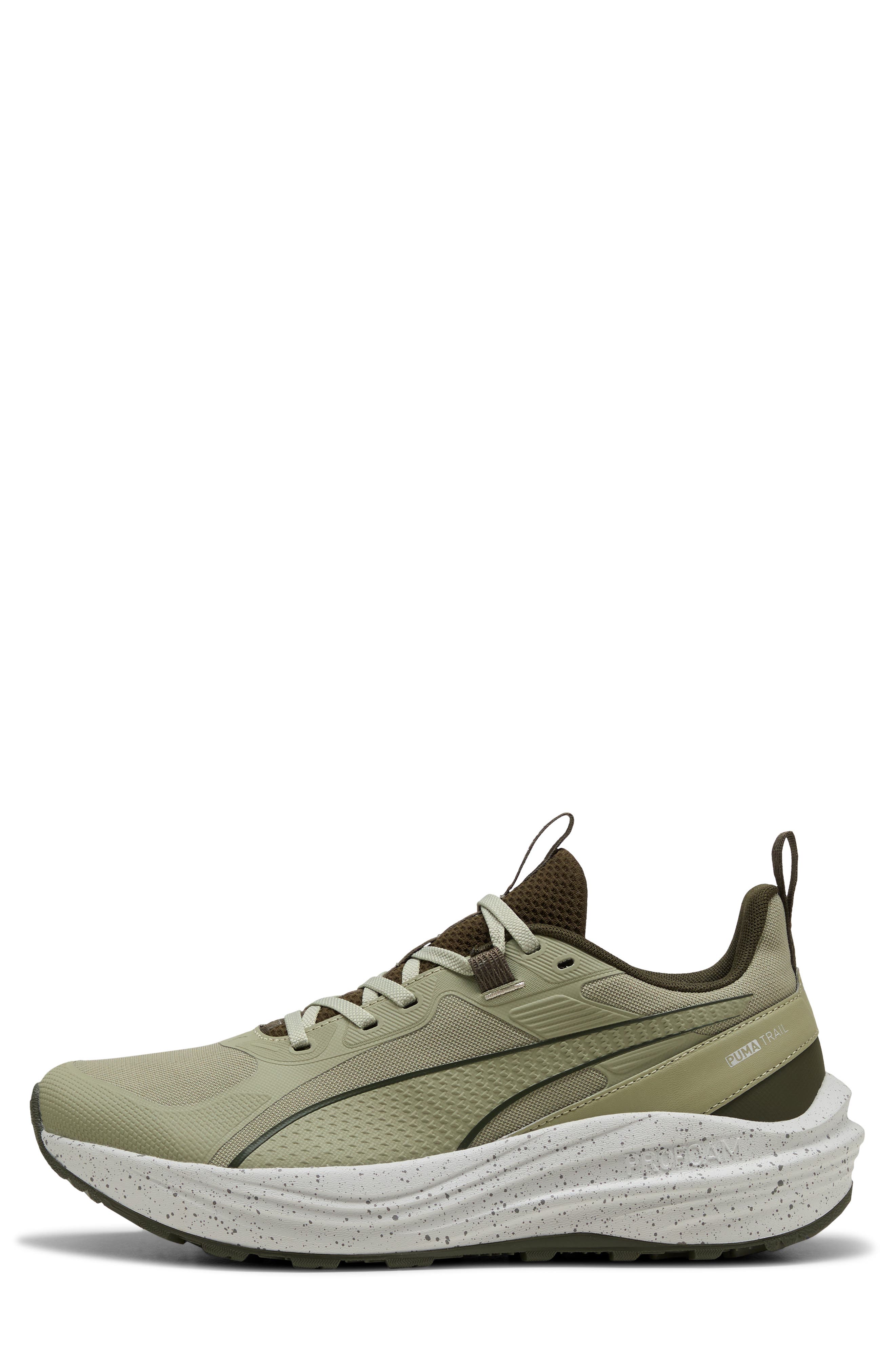 PUMA Flare Pro Trail Running Shoe, Alternate, color, Dark Olive/ Lux Army/ Desert