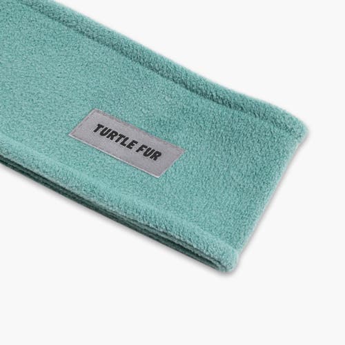 Turtle Fur Double-layer Fleece Headband In Green