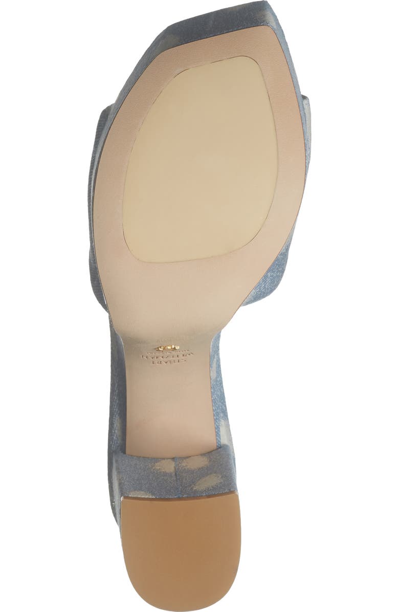 Stuart Weitzman Square High Platform Sandal, Alternate, color, Light