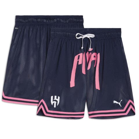 Men's Puma Navy Al Hilal 2025 FIFA Club World Cup Hoops Reversible Shorts