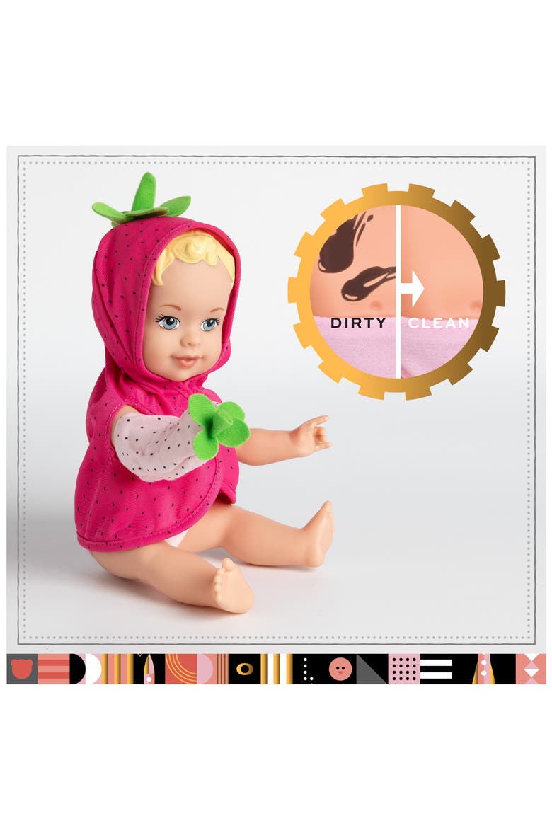 9-Piece Toy Doll Bath Set, Alternate, color, PINK/ WHITE