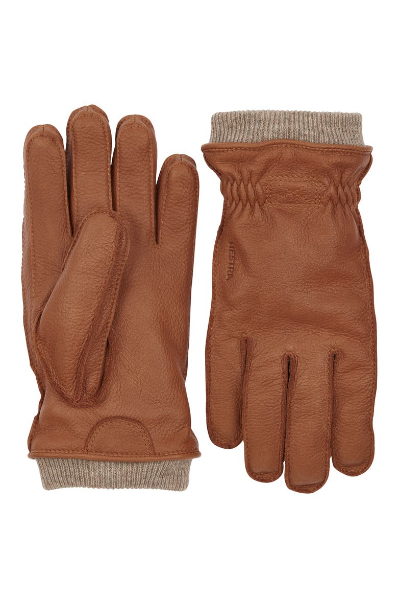 Malte Insulated Leather Gloves, Main, color, CORK