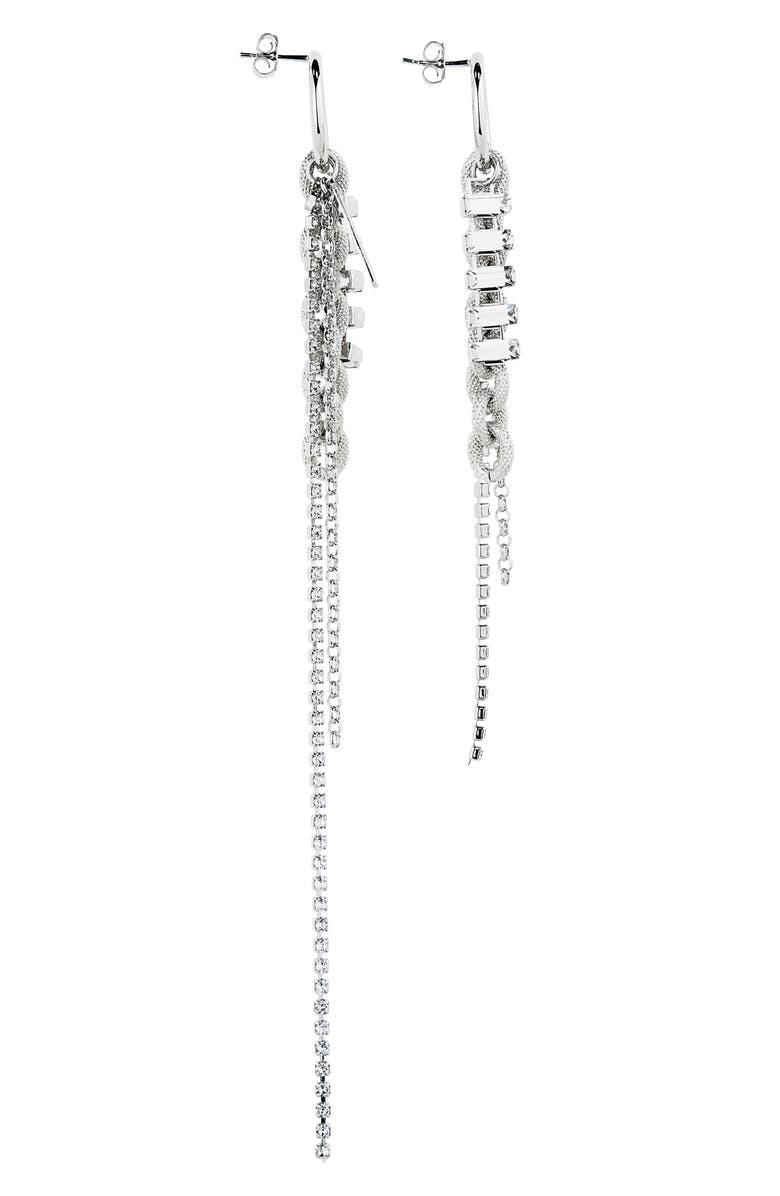 Justine Clenquet Chloe Crystal Mismatched Drop Earrings, Alternate, color,