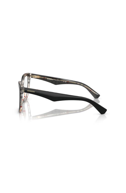 Burberry 53mm Square Optical Glasses In Black