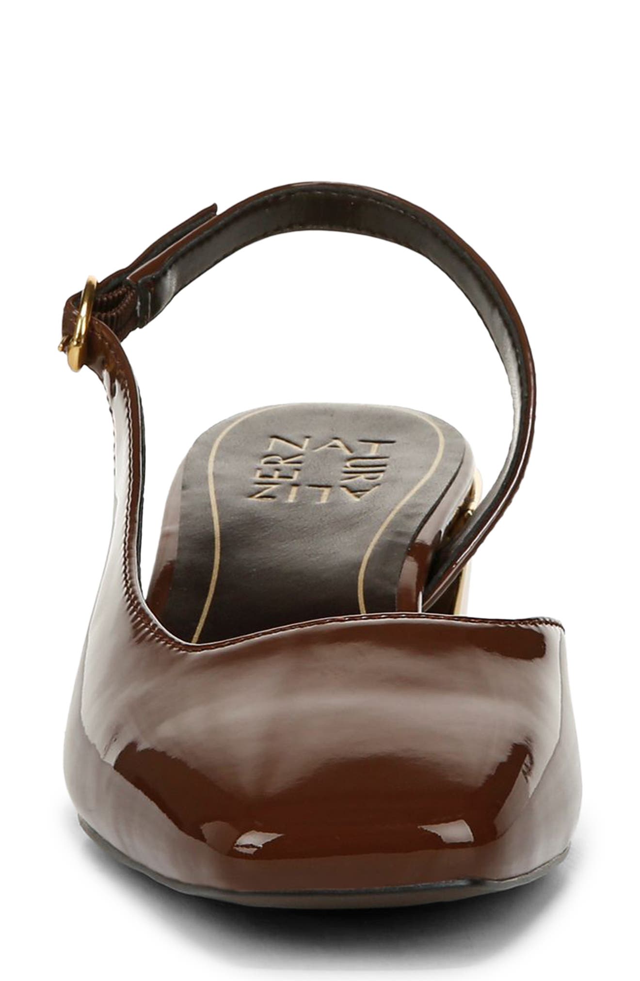 Naturalizer Jayla Half d'Orsay Slingback Pump, Alternate, color, Cappuccino Brown