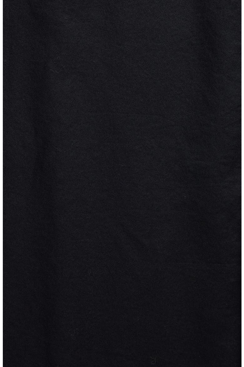 The Silky Cotton Lantern Top, Alternate, color, BLACK