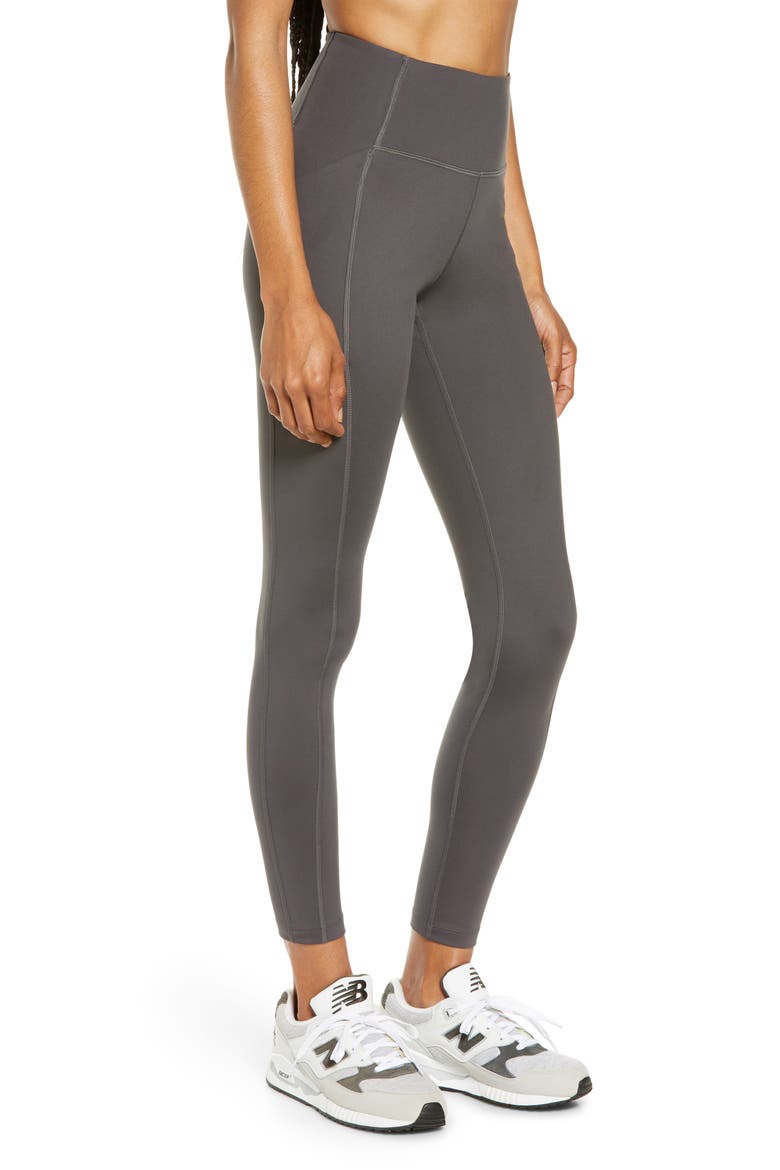 High Waist Pocket Leggings, Alternate, color, MOON