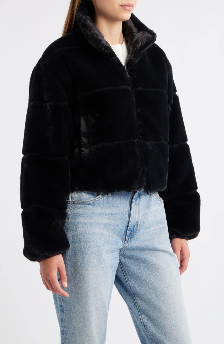 Save The Duck Yuki Reversible Jacket, Alternate, color, Black