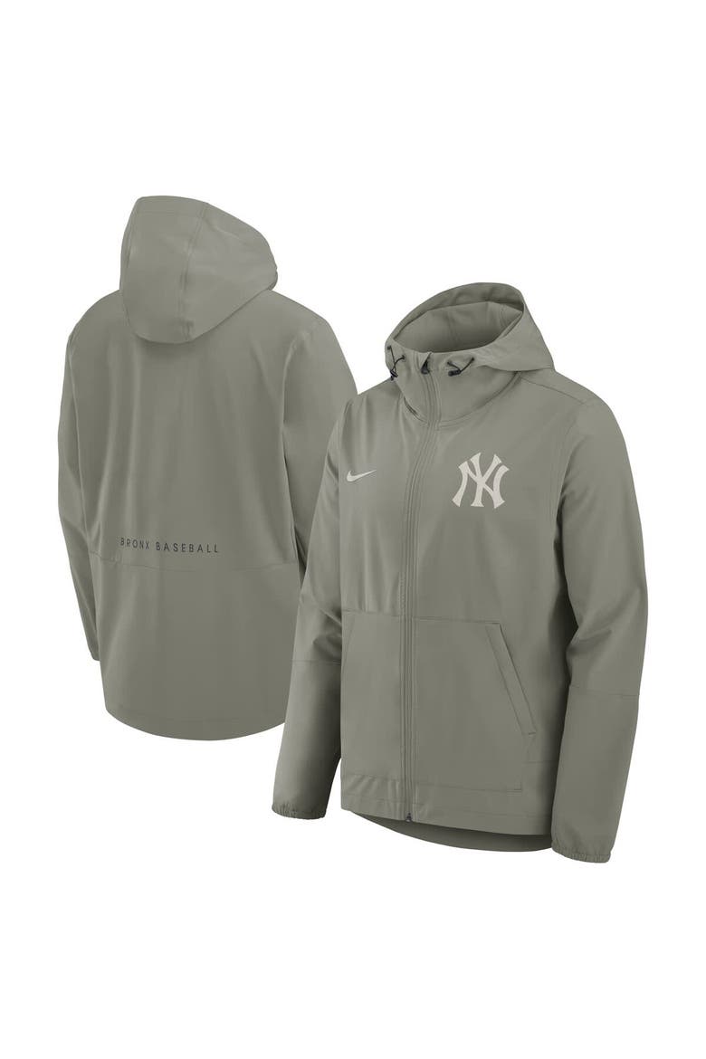 Men's Nike Gray New York Yankees Unlimited Packable Full-Zip Hooded Jacket, Main, color, Gray