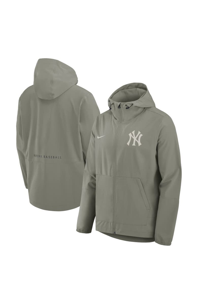 Nike Men's Nike Gray New York Yankees Unlimited Packable Full-Zip Hooded Jacket, Main, color, Gray